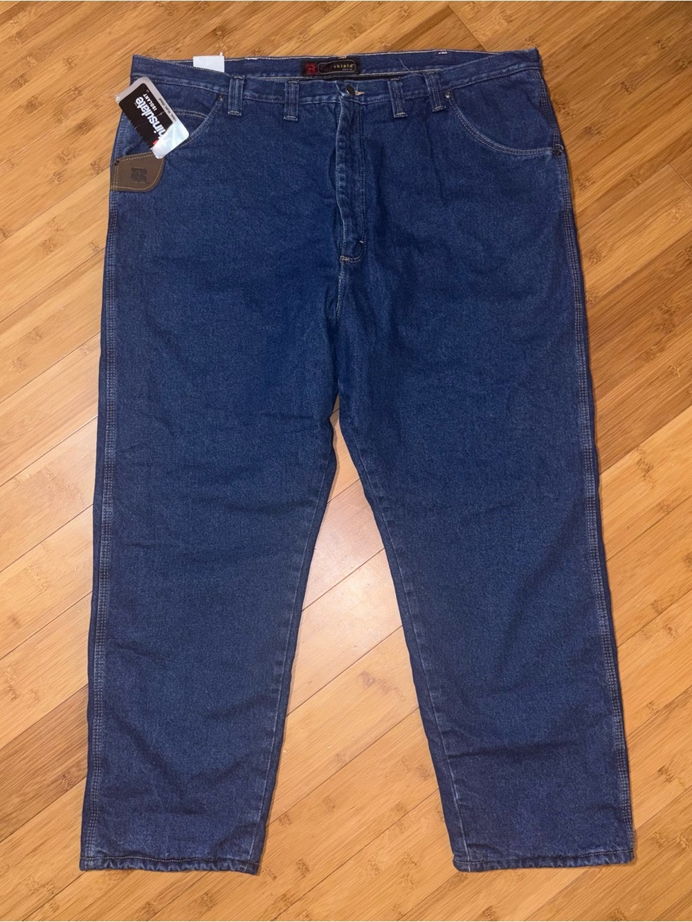 Vtg Y2K Riggs Workwear Wrangler Jeans 46x30 Thinsulate Lined Denim NWT Deadstock